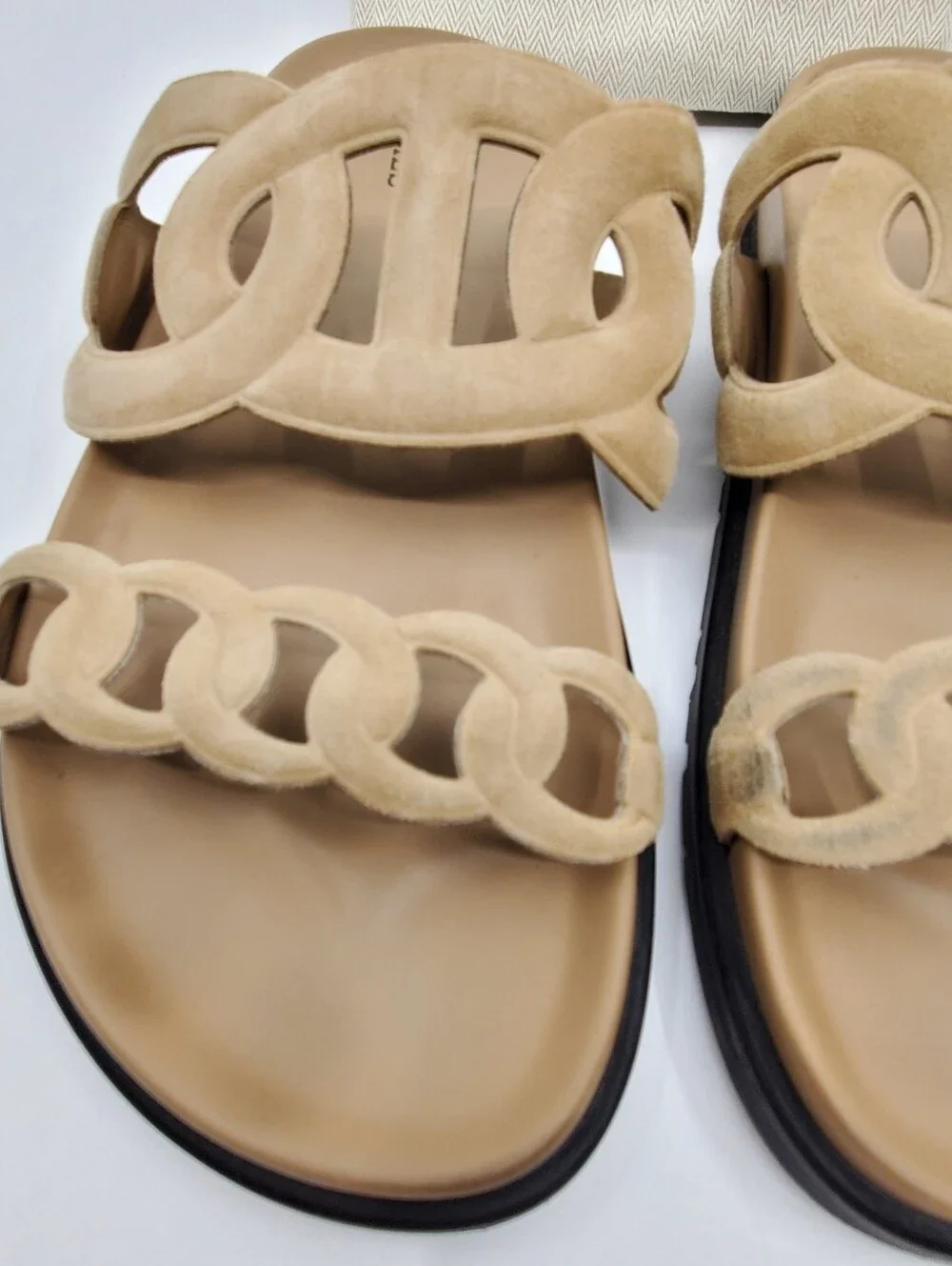 HERMES EXTRA SANDAL -SIZE 38.5 - Picture 3 of 8